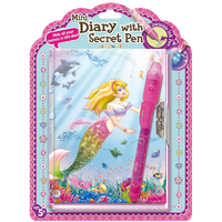 Mini Diary with Secret Pen Mermaid