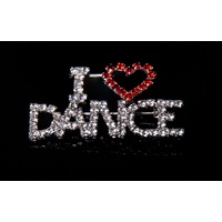 I Love Dance Brooch