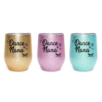 Stemless Glitter Cup Dance Nana