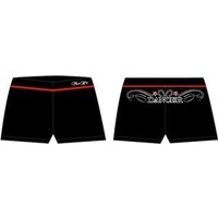 Mad Ally Dance Shorts Black/Red