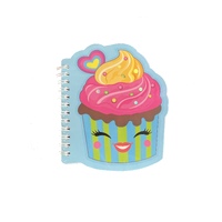 Spiral Notebook; Cupcake