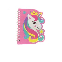 Spiral Notebook; Pink Unicorn