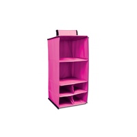 Dream Duffel Hanging Shelf Shoe Caddy Pink Monochrome