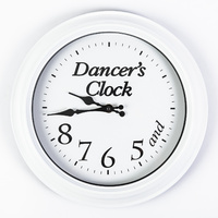 Mad Ally Dancer's Clock White