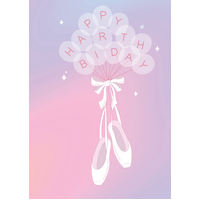 Happy Birthday Pink Gift Tag