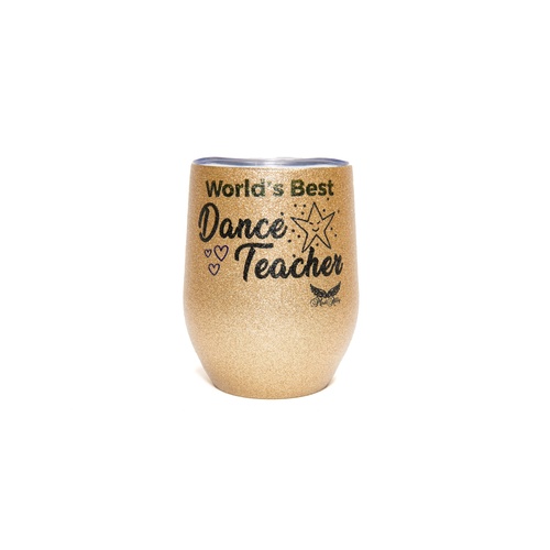Glitter Mug - Dance Teacher Gold