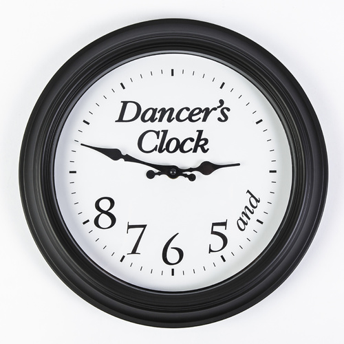 Mad Ally Dancer's Clock Black