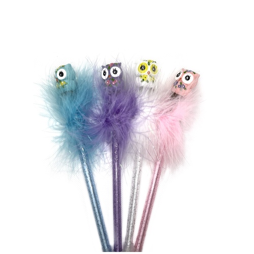 Mad Ally Owl Fluffy Pens